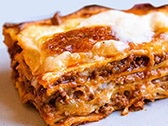 Lasagne alla bolognese pronte da scaldare